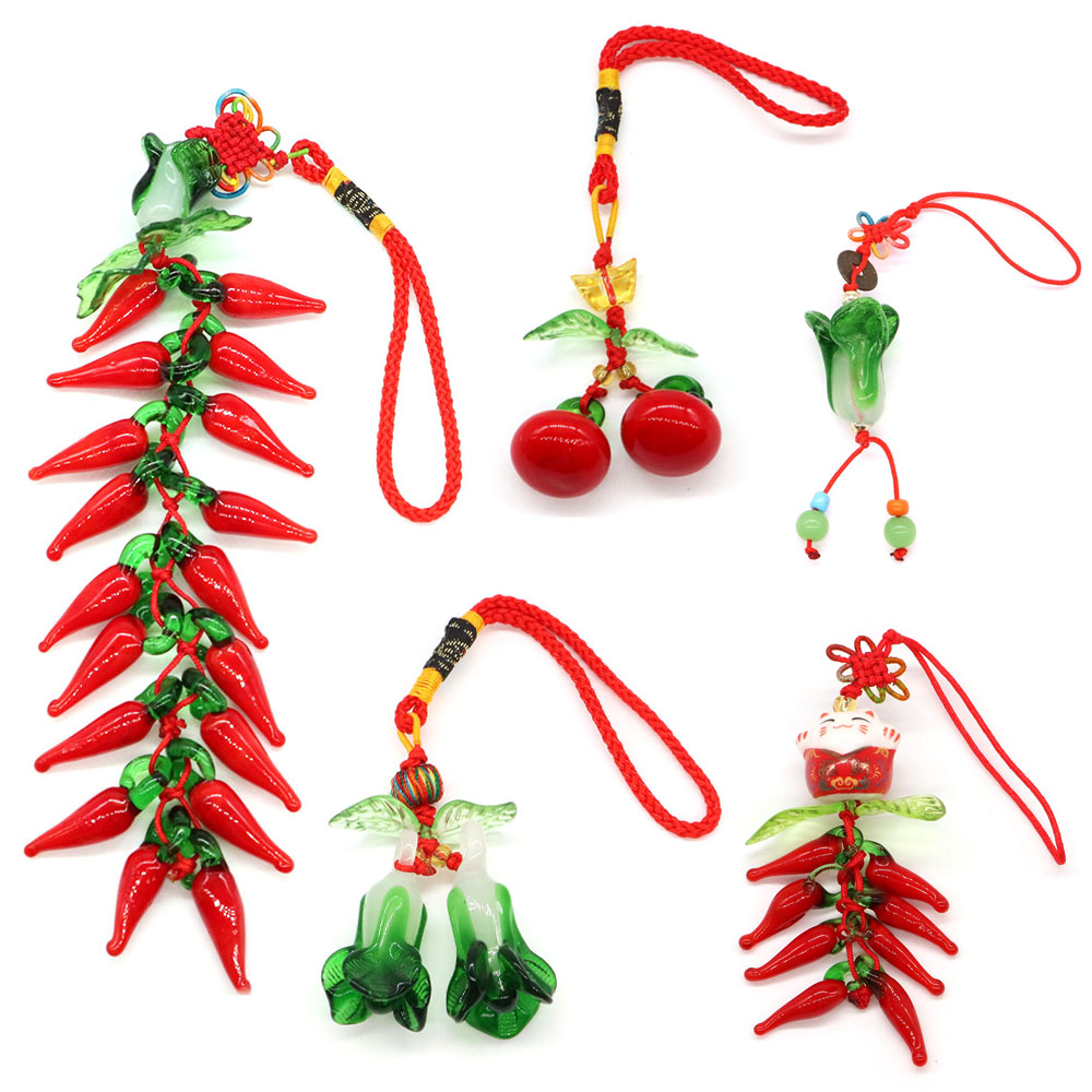 Car Accessories Bangi - Maskottchen Reichtum Glück Messing Münze Chili