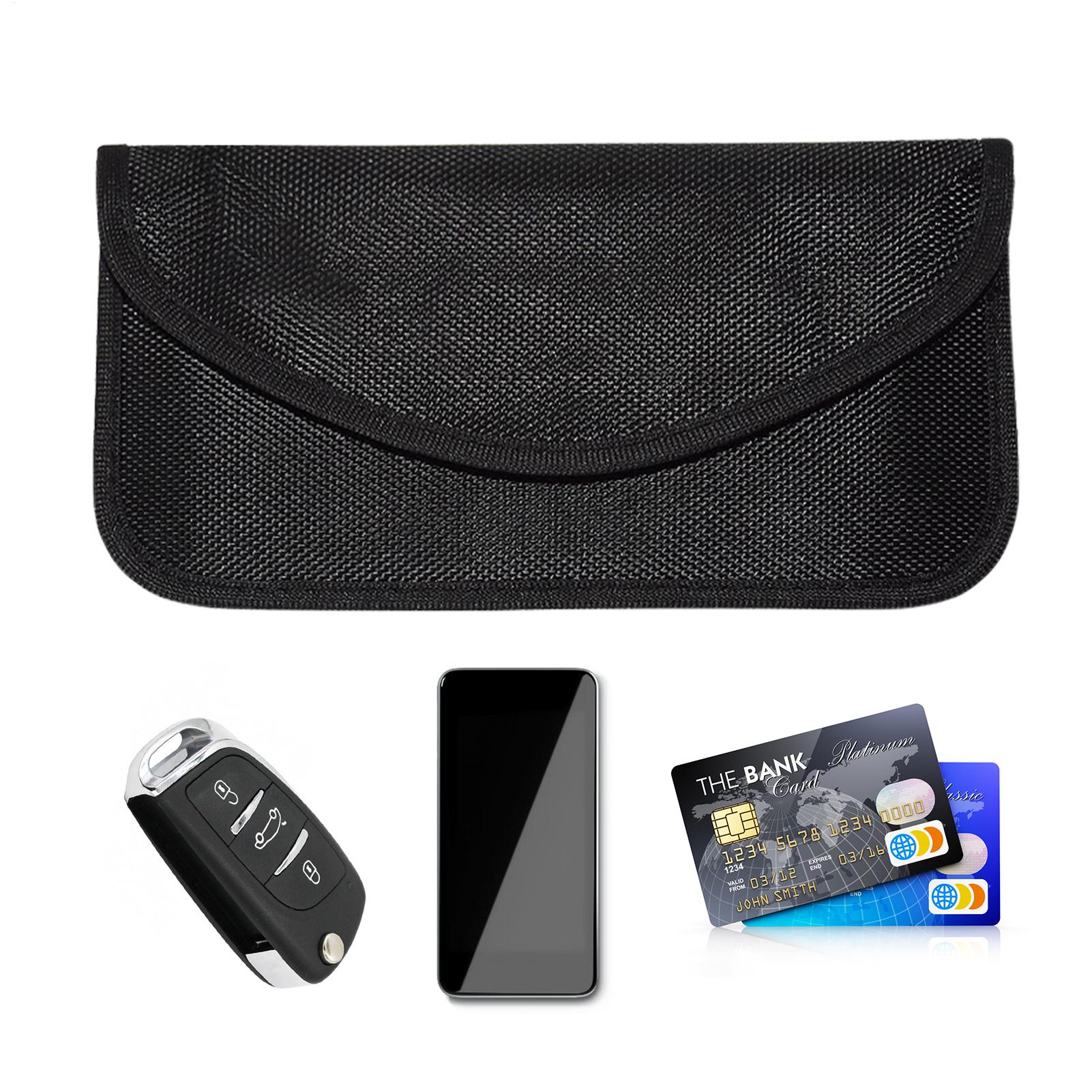 Car Key Signal Blocker - Signalblockierende Tasche, Abschirmtasche, Brieftaschenetui, blockierende Käfigtasche