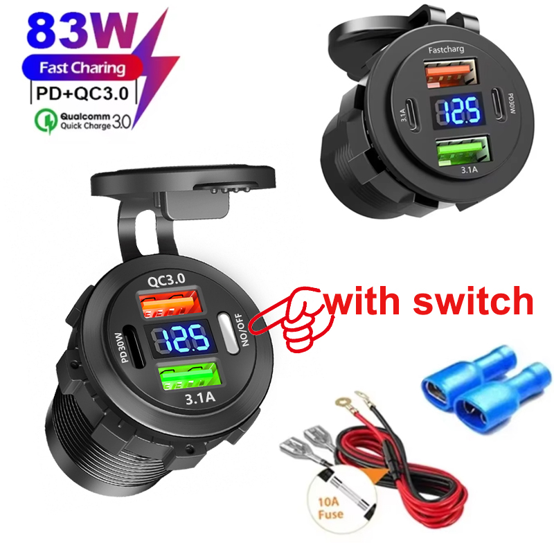 Car Accessories Thailand - QC 3.0 PD30W Dual-USB-Schnellladegerät für Autos,