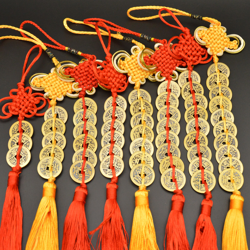 Car Accessories Bangi - Chinesische manuelle Knoten Fengshui Glücksbringer Antike