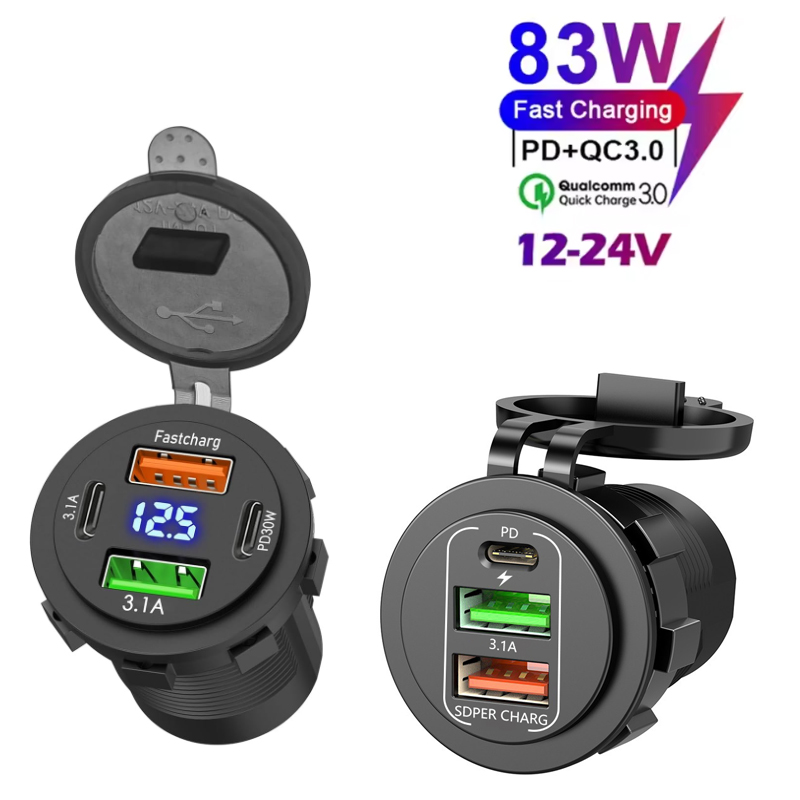 Car Accessories Thailand - NEUE 3/4 Ports Dual PD Dual