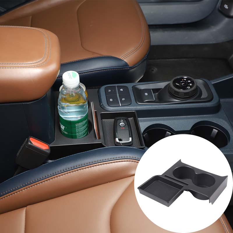 Car Accessories Etsy - Auto-Mittelkonsolen-Aufbewahrungsbox Getränkehalter Organizer-Ablage für Ford Maverick