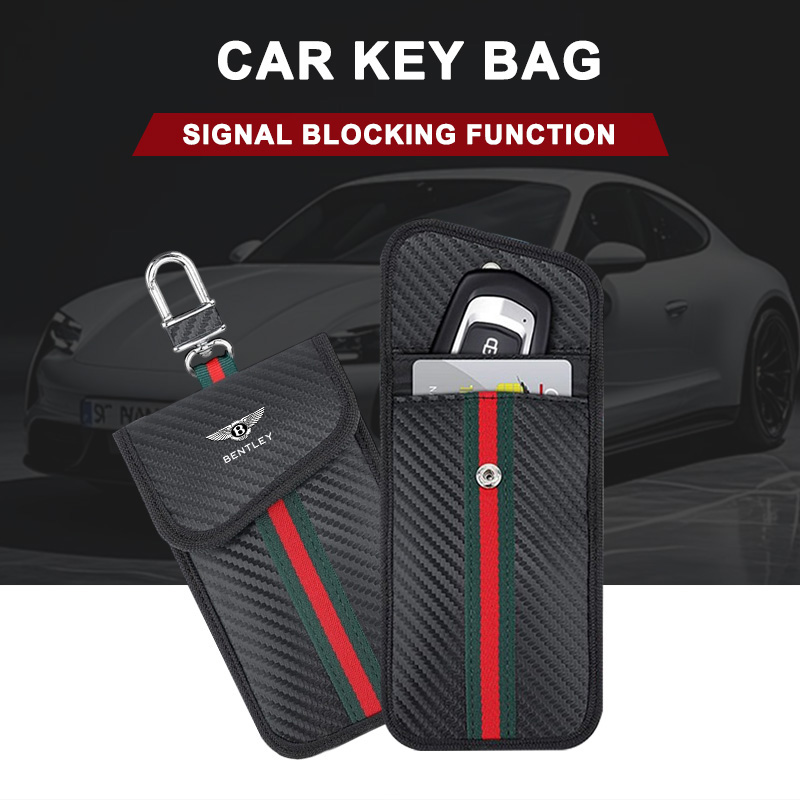 Car Key Signal Blocker - 1 Stück Auto-Schlüssel-Signalblocker-Hülle Faraday-Box Anti-Hacking Anti-Diebstahl