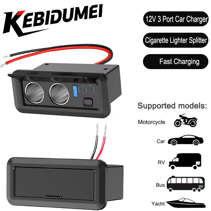 Car Accessories Thailand - NEUES 12V QC3.0 & Dual PD3.0