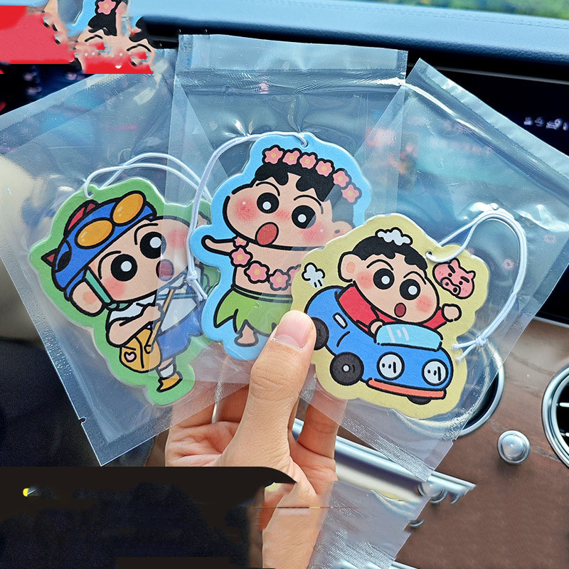 Car Accessories Hanging From Mirror - Kawaii Shin Chan Auto-Lufterfrischer Hängender Duftanhänger