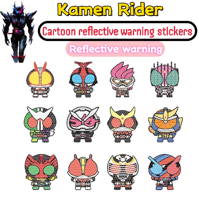 Car Accessories Parts - Personalisierter Kamen Rider Autoaufkleber, dekorativ für