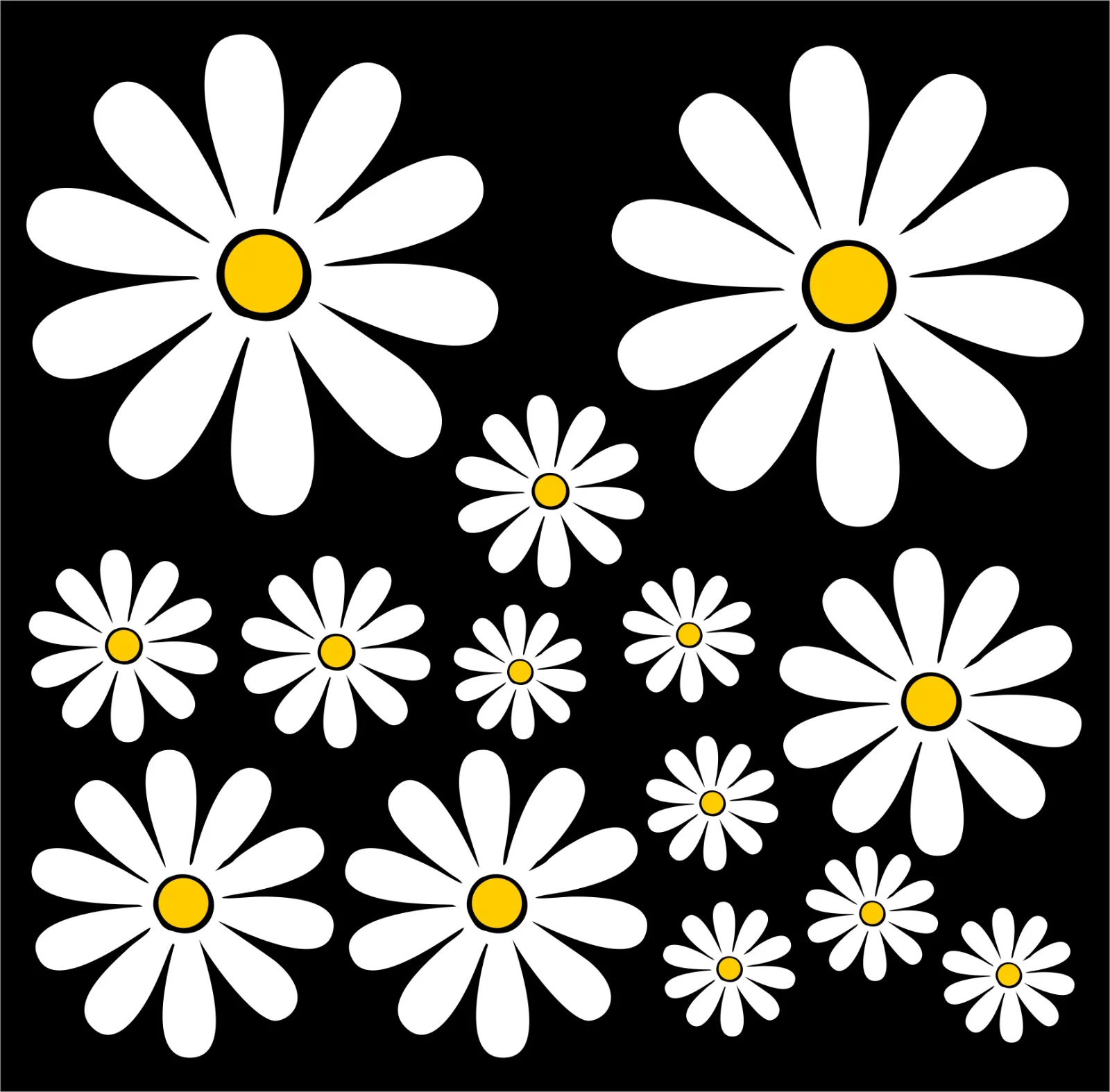 15 cm Daisy Exterior Cute, PVC – Car Accessories You Need Bewertung und Preis