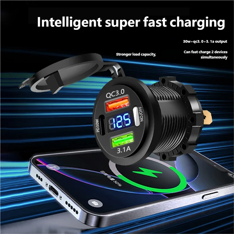 QC 3.0 PD30W Dual-USB-Schnelll – Car Accessories Thailand Bewertung und Preis