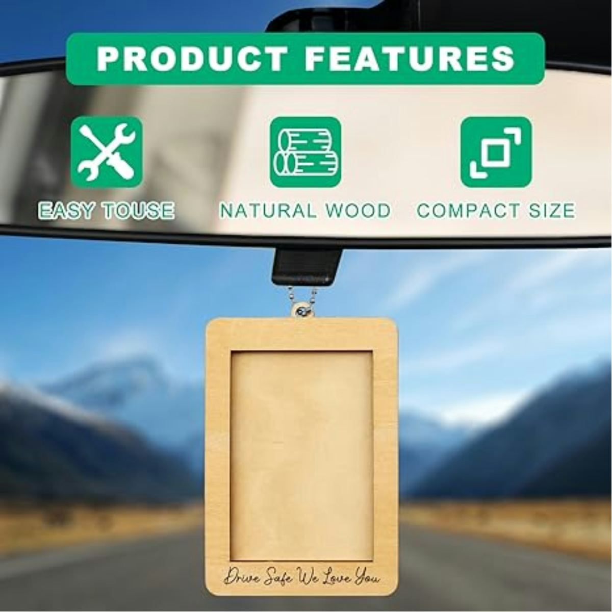 Auto-Dekor-Fotorahmen zum Aufh – Car Accessories Hanging From Mirror Bewertung und Preis