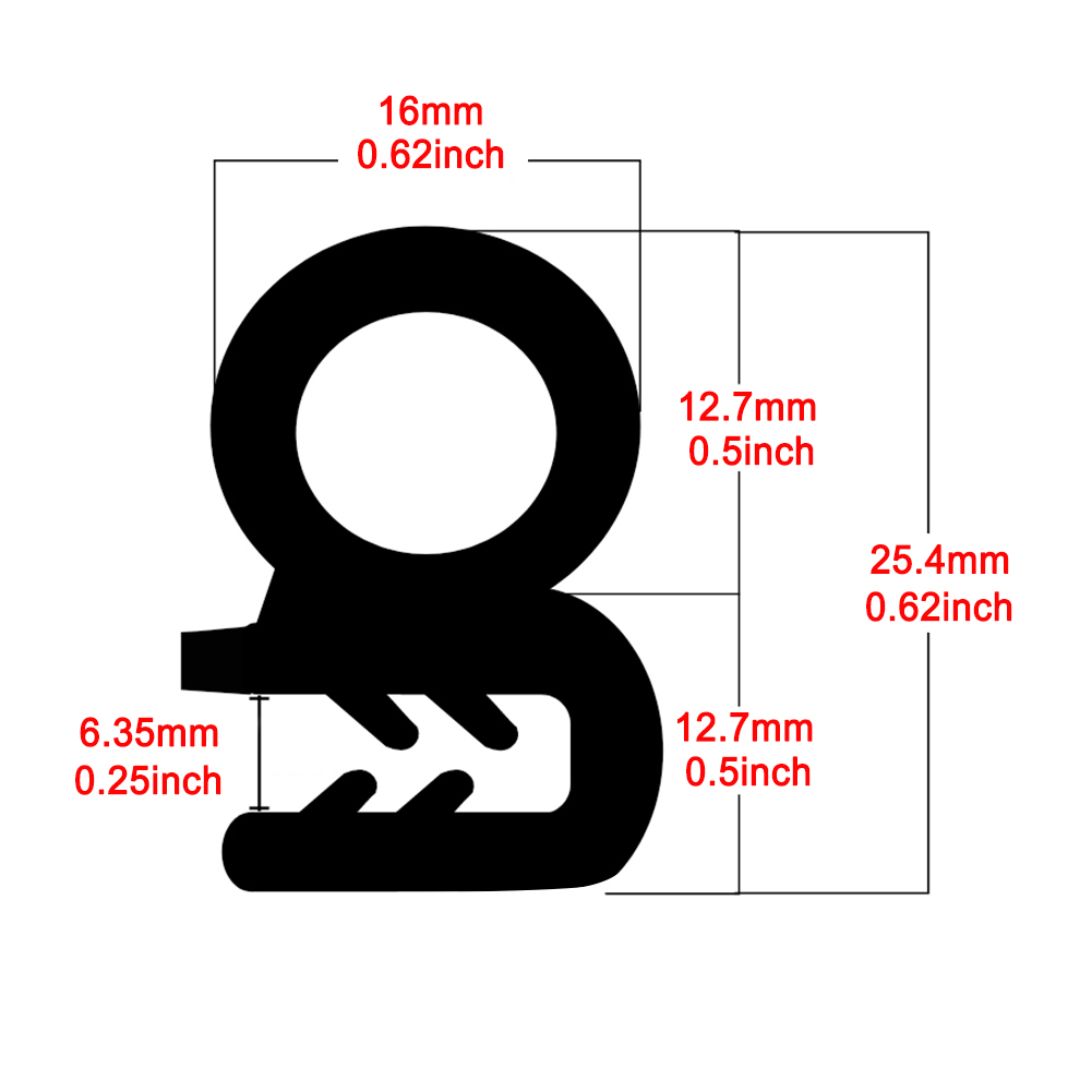 5M Schwarz Runde Form Auto Aut – Car Door Edge Guard Bewertung und Preis