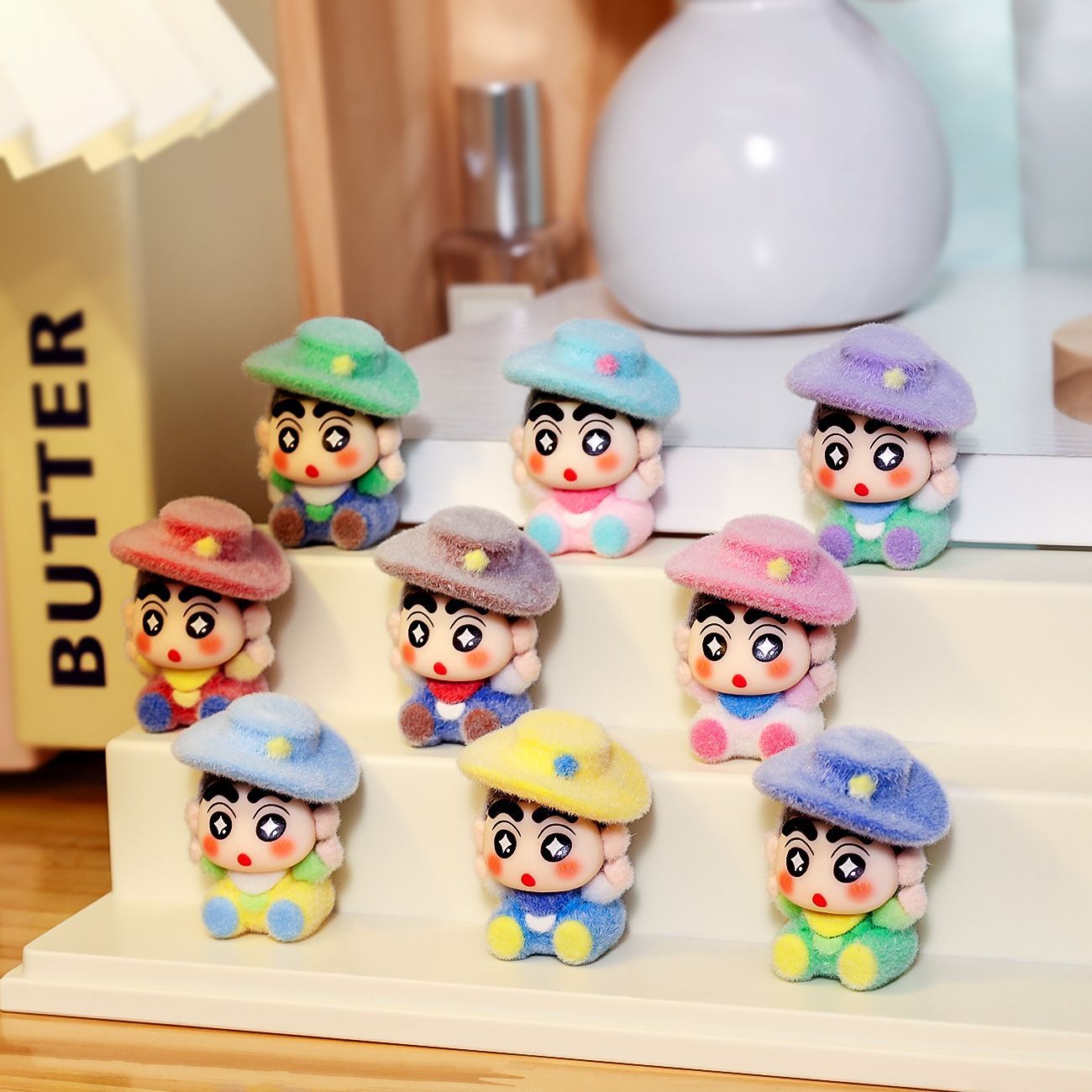 Neue beflockte Denim-Shin-Chan – Car Accessories Etsy Bewertung und Preis