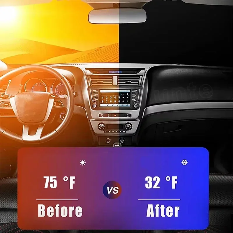 Auto-Frontscheiben-Sonnenschut – Car Accessories Parts Bewertung und Preis