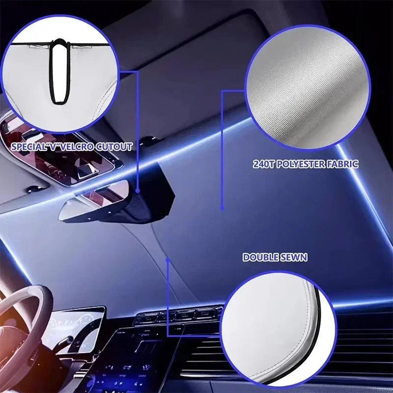 Auto-Frontscheiben-Sonnenschut – Car Accessories Parts Bewertung und Preis